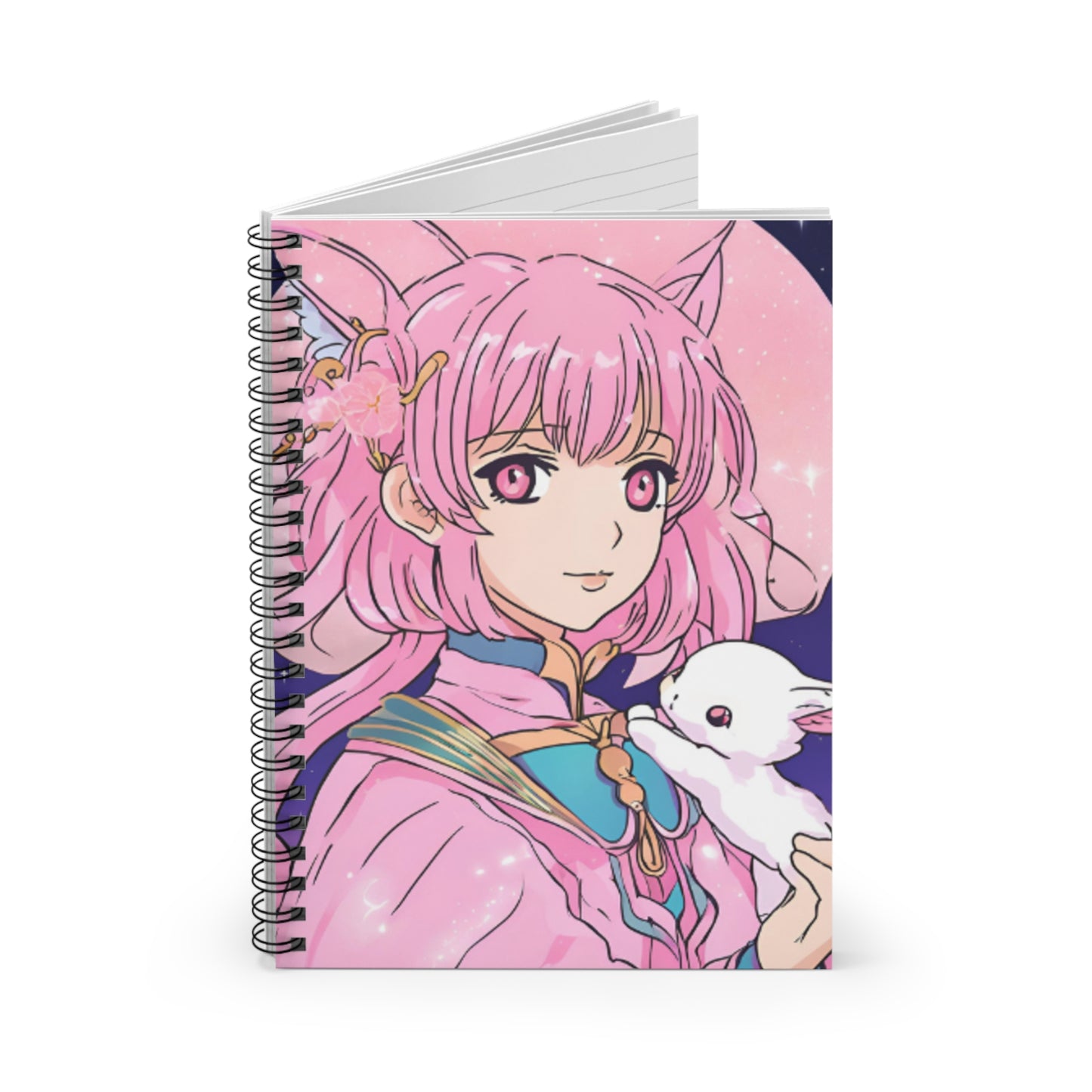 Anime Girl Spiral Notebook