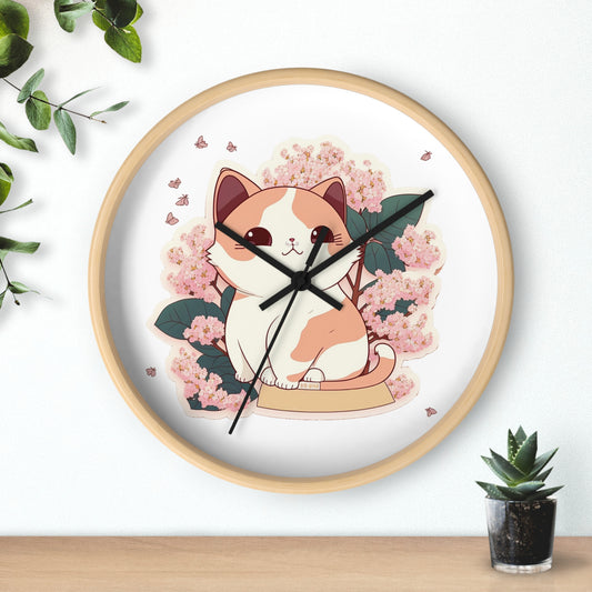 Cat Wall Clock