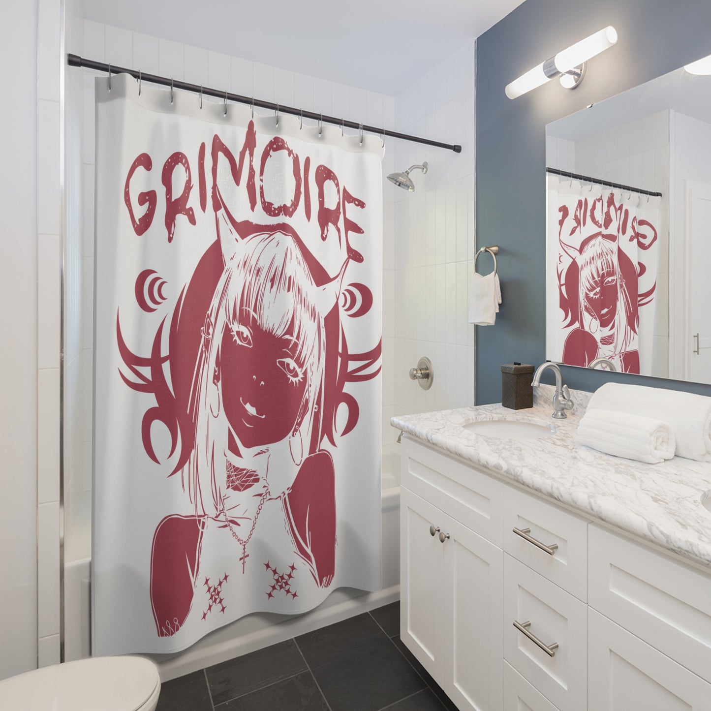 Grimoire Shower Curtains