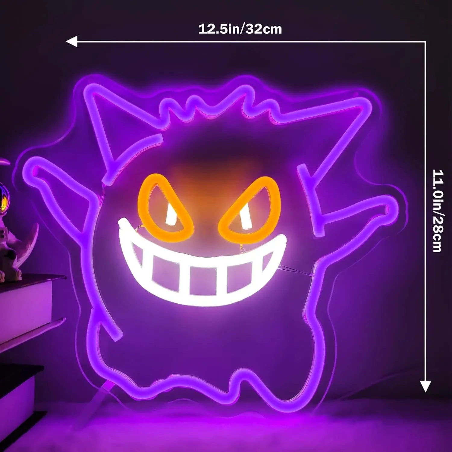 Anime Neon Sign Game Neon Signs for Wall Dimmable Neon Light Signs Neon Gaming Signs Bedroom Party Wall Decor Neon Light up Sign