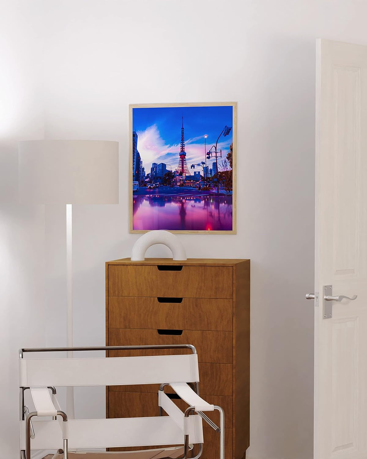 Tokyo Neon Wall Art Posters - Dorm Room Decorations, Cool Posters for Teens, Dope Picture Sets (Unframed, 12X16)