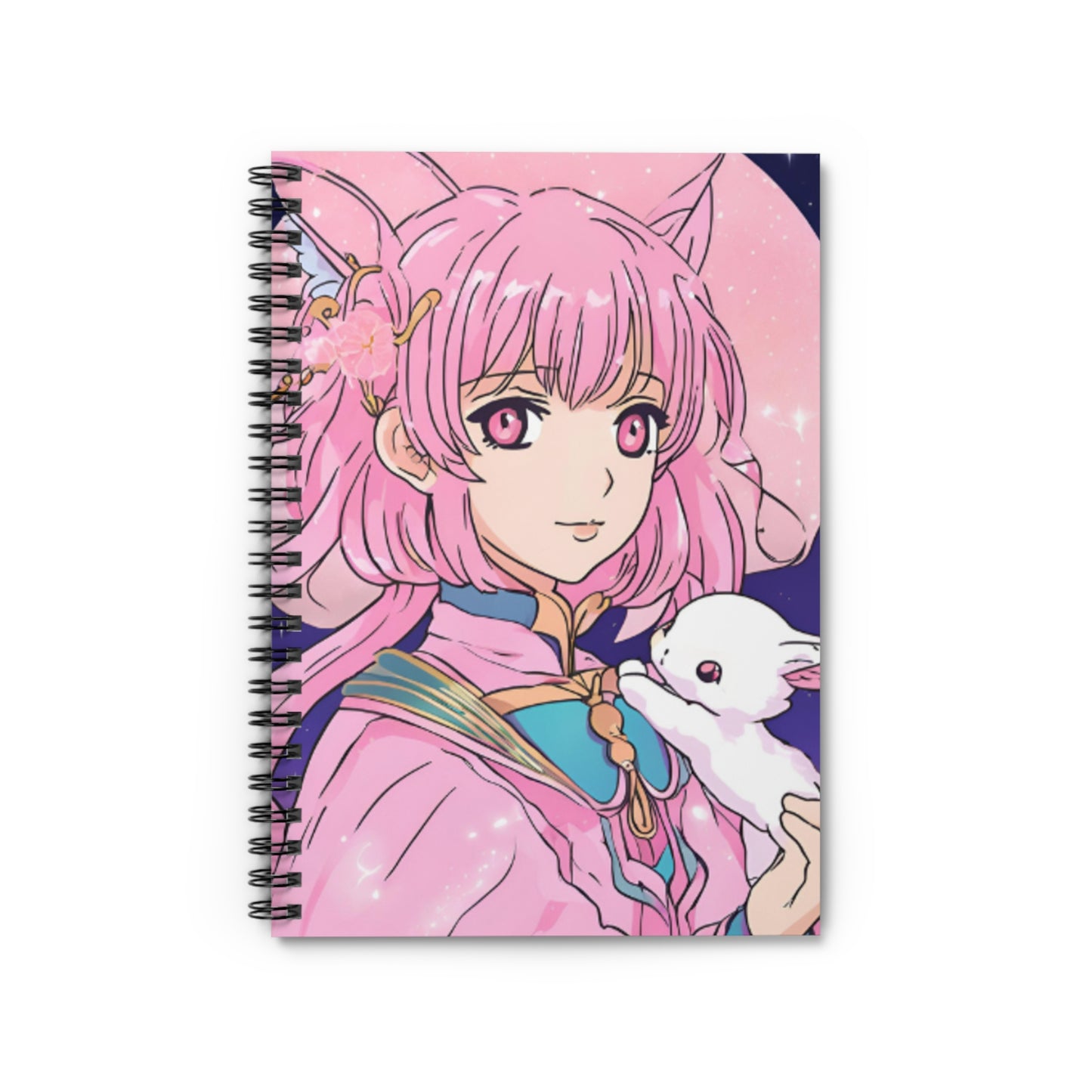 Anime Girl Spiral Notebook